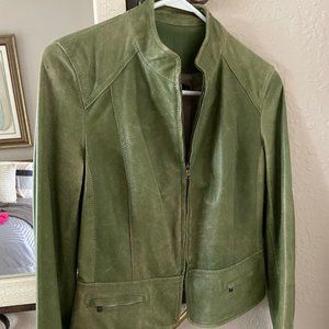 DKNY Leather Short Jacket.  Size 4